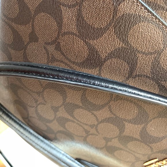Coach New York Bag -Monochrome Black and Brown - Picture 8 of 8